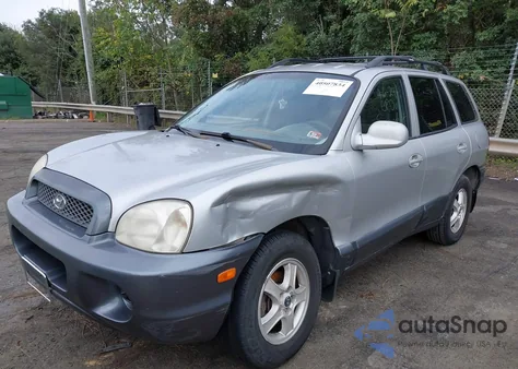 2004 Hyundai Santa Fe из США, поврежденный, VIN KM8SB12B34U746959